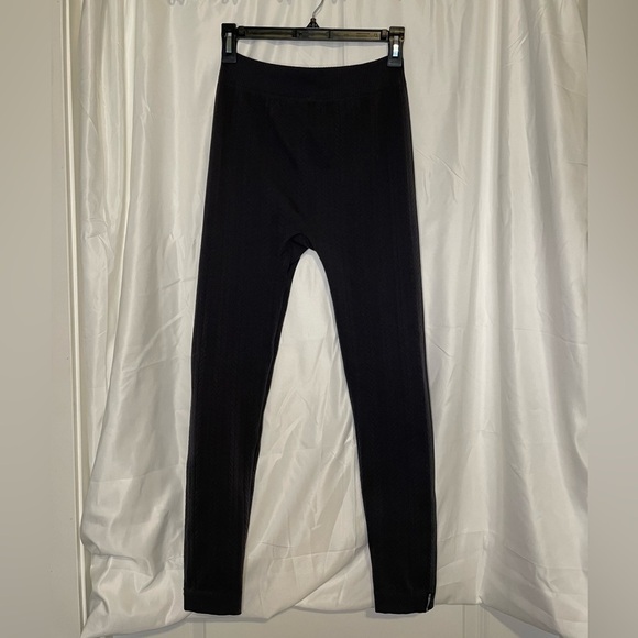 Nautica Dark gray ribbed leggings​​​​​​​​​ - Picture 1 of 7